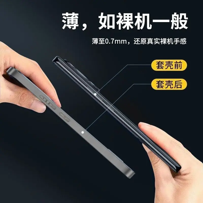 Etui na OnePlus Nord 5 Luksusowe Metalowe Soczewki Matowe Ultracienkie PC Cover na Oneplus ACE5 Ultra/Nord5 5G Odporne na Upadki Funda — zdjęcie produktu 5