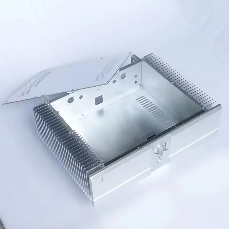 

BRZHIFI AUDIO BZ4312A2 Double Radiator Aluminum Case For Class A Power Amplifier Home Amplifier