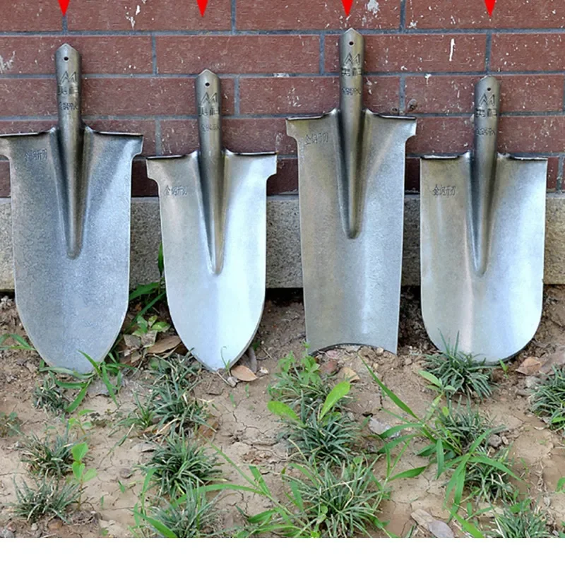 Cultivo Agrícola de Aço Multipurpose Dreno pá Cabeça Abertura Estreita Escavação Apontou Ferramenta de Jardim pá de