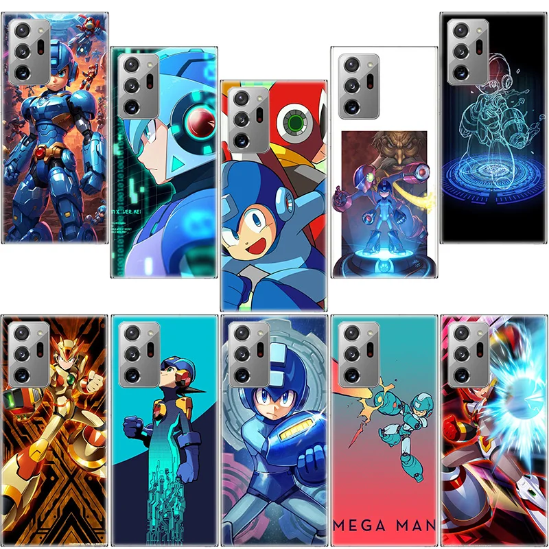 

Game M-Megaman R-Rockman Phone Case For Samsung Galaxy S25 Edge S24 S23 FE S22 S26 Ultra S21 S20 S10 Plus Capa Soft