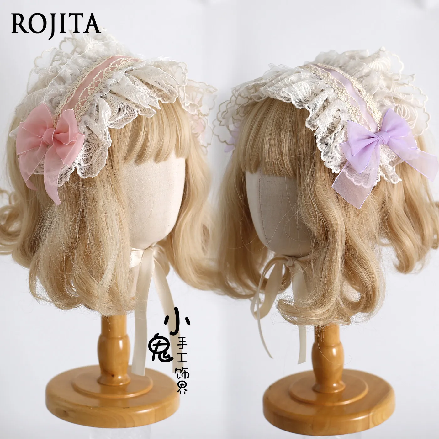 Multicolor Original Lolita Headband Sweet Lace Bow CLA Style Cute Ballet Style Summer Butterfly Flower Island Butterfly