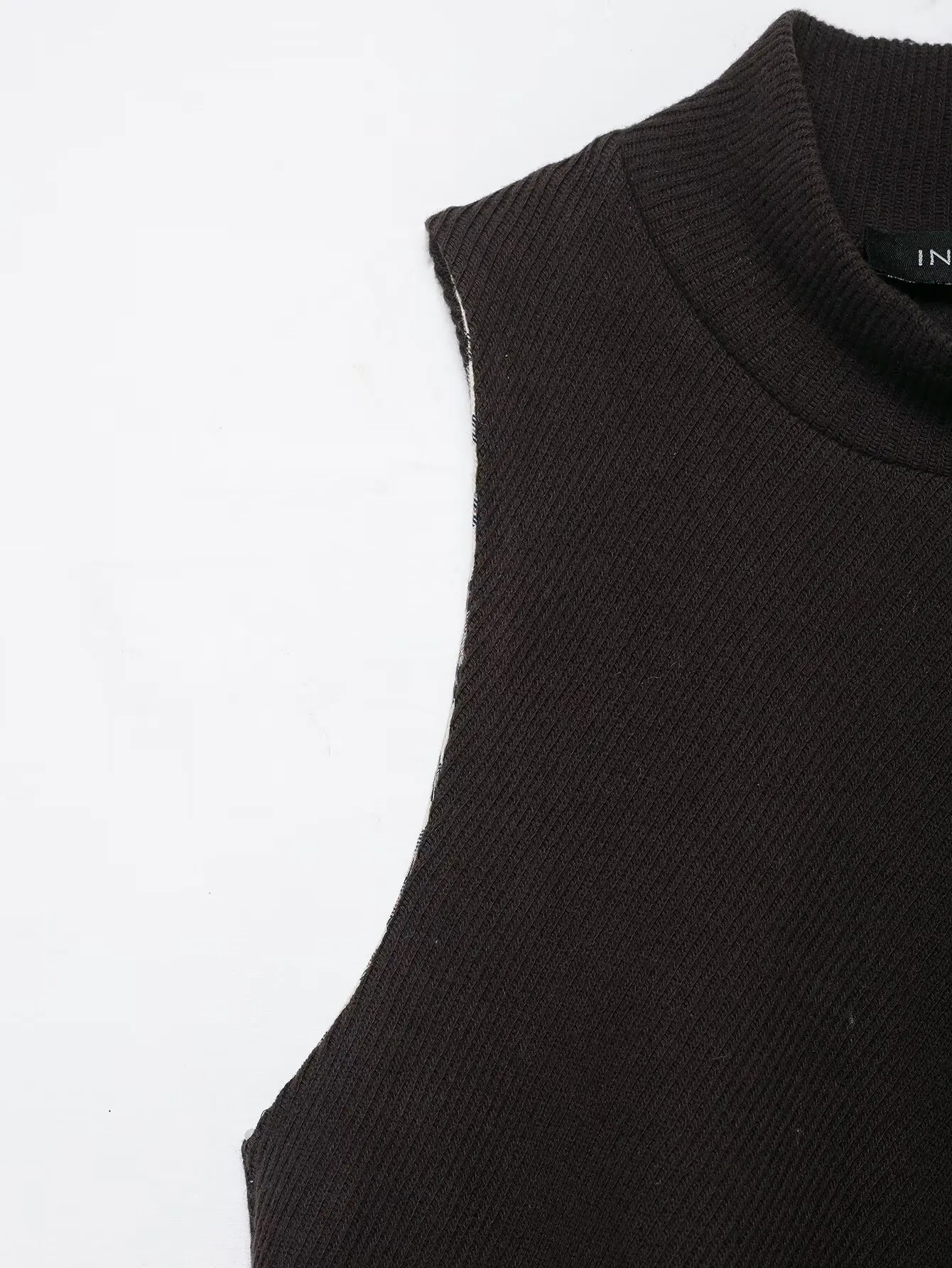 2025 チェック柄パッチワークミニドレス エレガント、ファッショナブル、新しいスタイル 快適、オフィスウェア、カジュアルで多用途、ヴィンテージ、セクシー