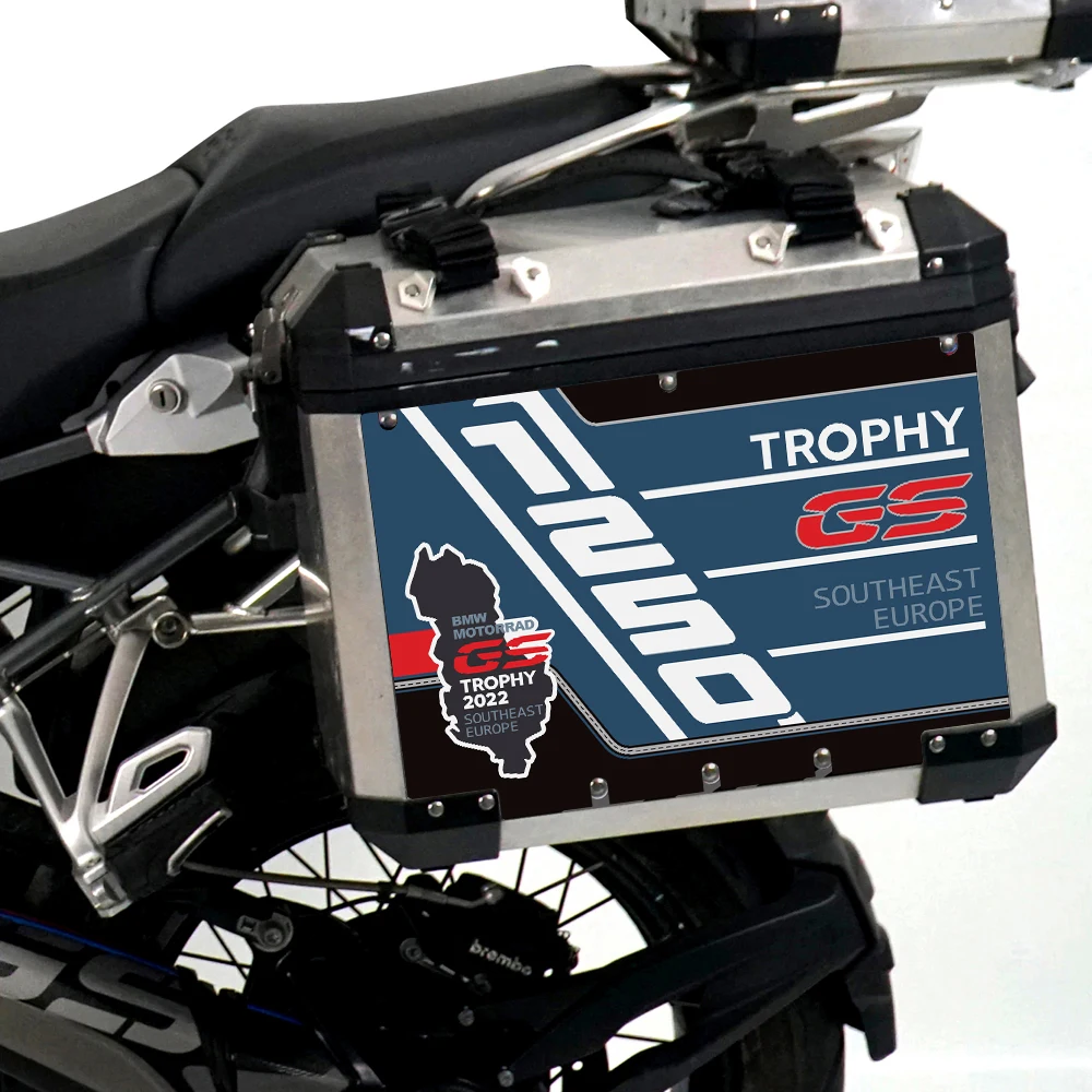 Motorcycle Aluminum Box Reflective Decal Case for BMW 2014-2023 R1250GS ADV R 1250 GS Adventure Side Panniers Sticker GSA 1250
