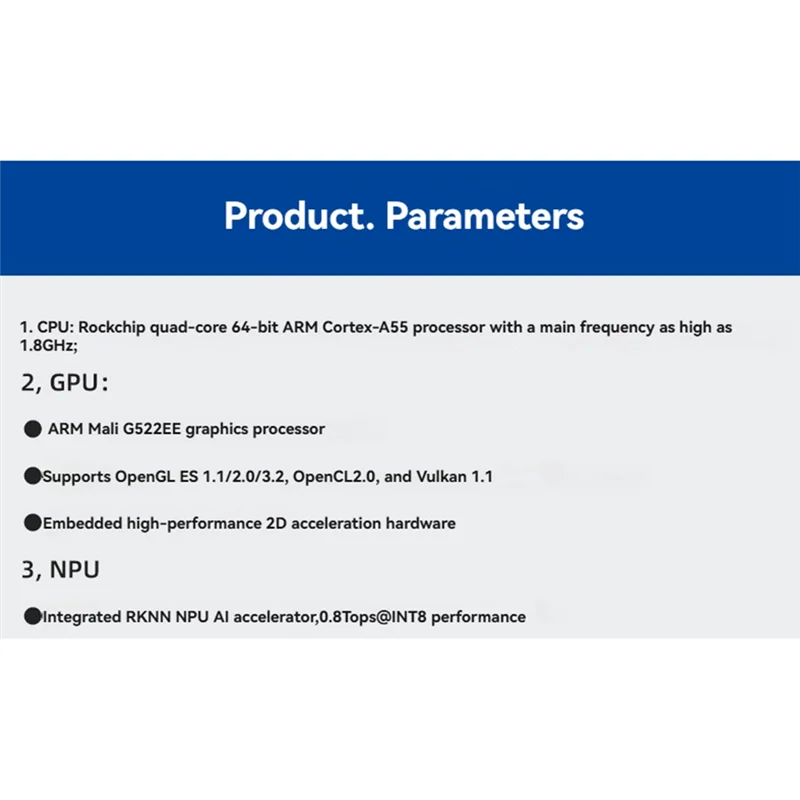 لوحة تطوير A29F-RK3566 وحدة تحكم دقيقة ARM 4K 60Fps Wifi-BT مع شبكة سلكية لينكس أندرويد