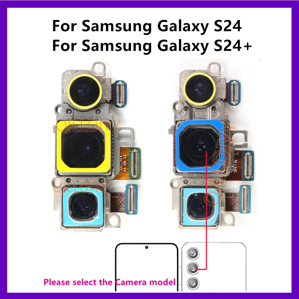 

Задняя камера для Samsung Galaxy S24 S921 S24+ S926 Модуль задней камеры S24 Plus S921B S926B/DS Запчасти для ремонта смартфона