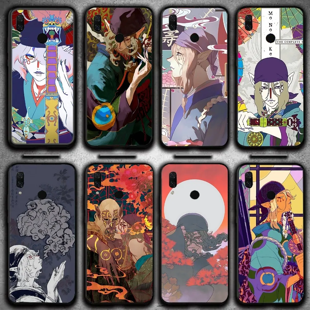 Anime Mononoke Kusuriuri Phone Case For Xiaomi 11 Redmi Note 11 5G 8T 9A 9 10T Note8Pro Note9 12SUltra Black Case