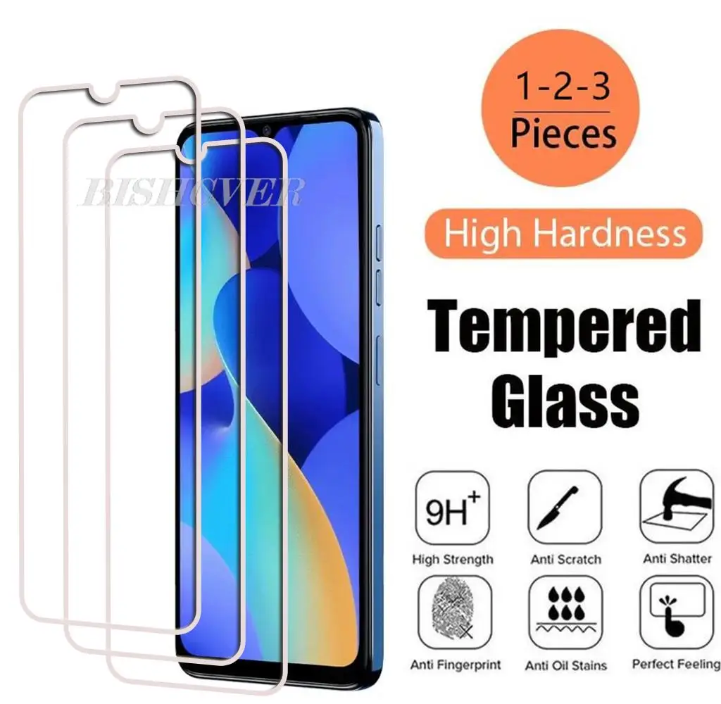 Gehärtetes Glas für Tecno Funken 10c spark10c 10 c Funken 10 Pro 4g 5g Displays chutz folie Telefon abdeckung Film