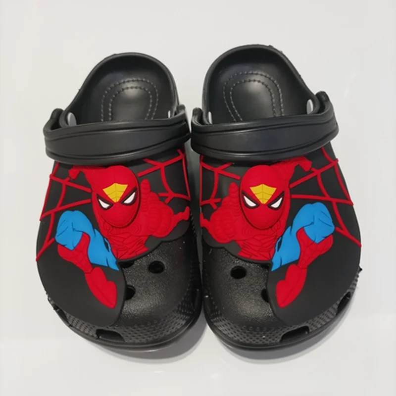

Аниме мультфильм Человек-паук Beast Kingdom фильм совместные брендовые сабо Нескользящие дышащие пляжные тапочки сандалии домашняя обувь подарок фанату