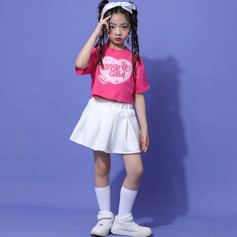 Children's Cheerleading Costume Games Opening Ceremony Costume Boys and Girls Hip Hop Street Dance Girls Jazz Dance suit