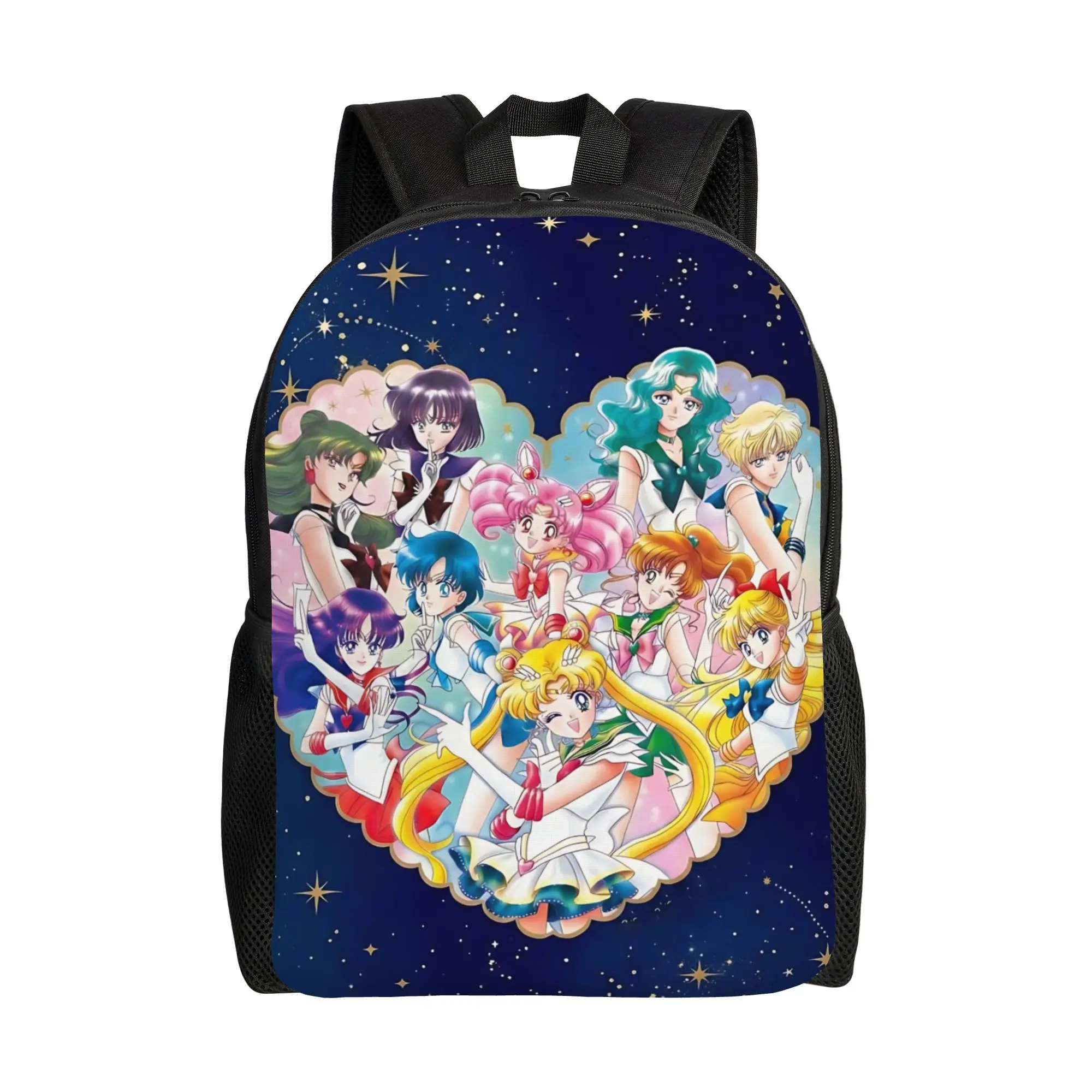 1Piece Heart New School Year Schoolbag Pretty Guardian Sailor Moon High School Students  Backpack