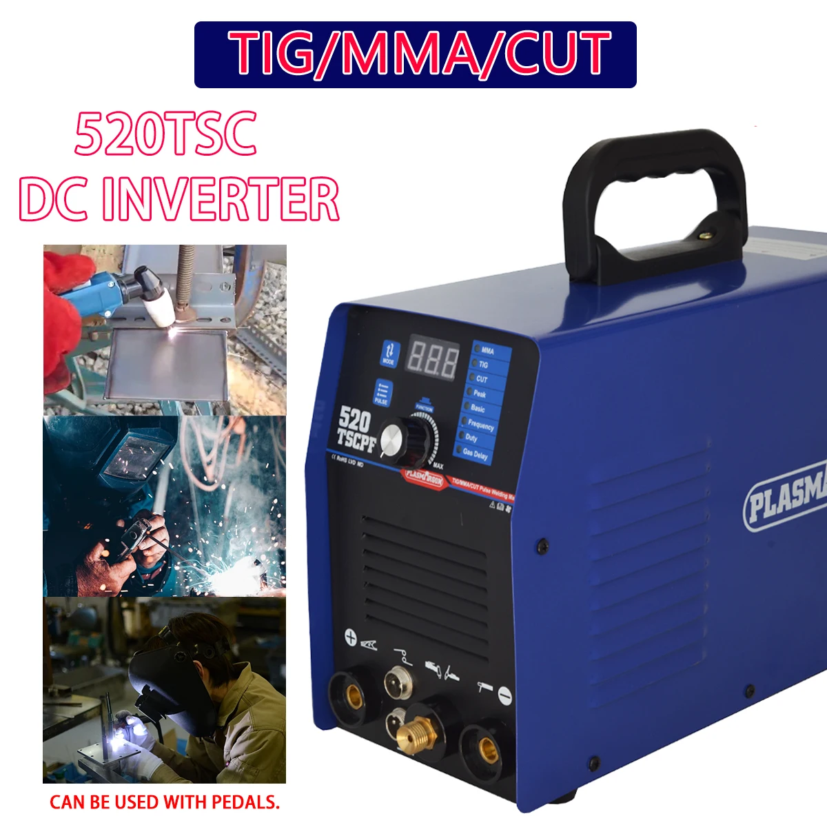 Air Inverter Plasma Cutter 3 In 1 Multifunction Welding Machine TIG MMA CUT Free Plasma Cutter Consumables For Welding