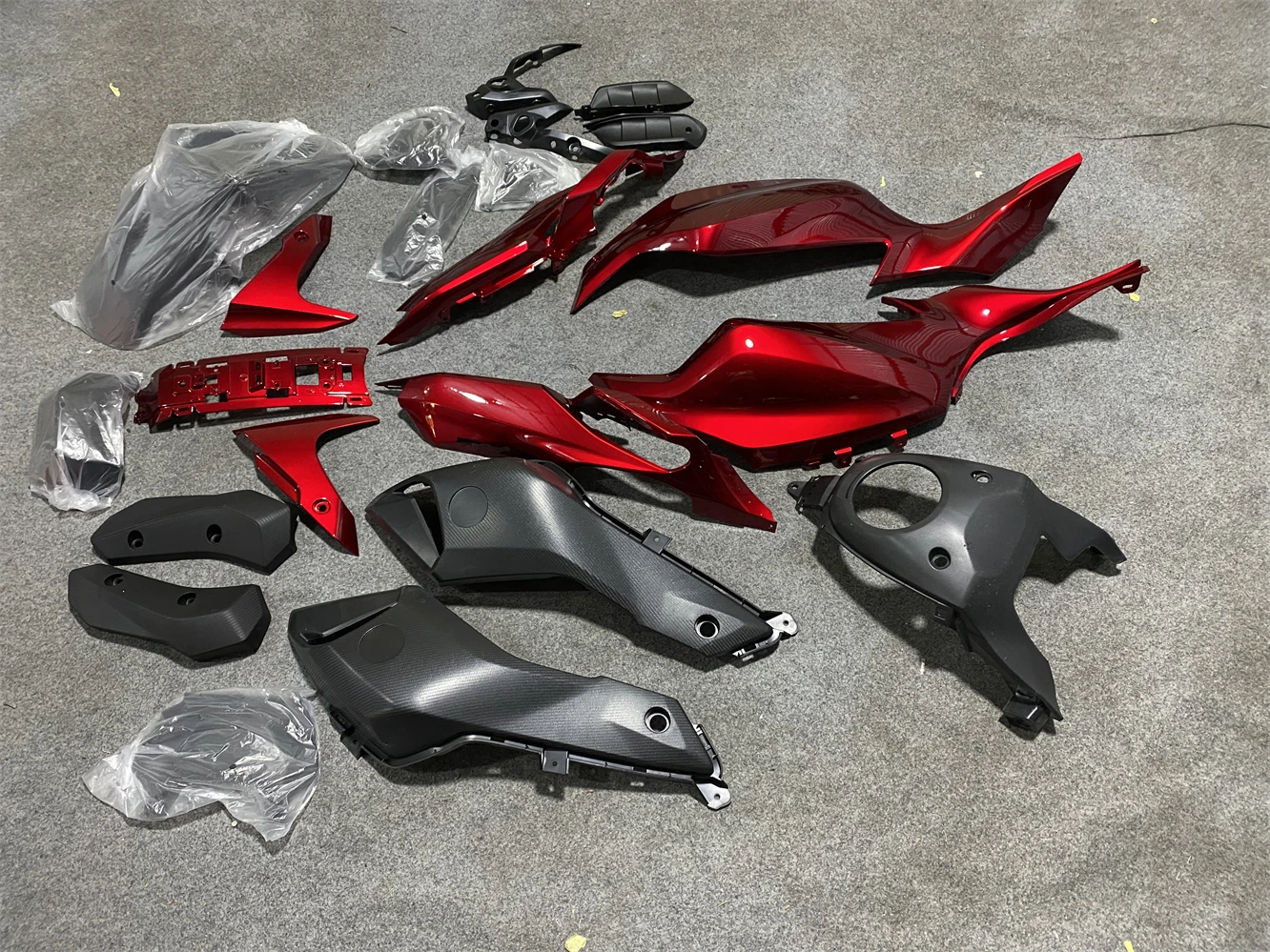 Motorcycle Fairings Kit for YAMAHA MT07 2012 2013 2014 2015 2016 2017 FZ-07 12-17 Injecion Cool Metallic red Bodywork Set