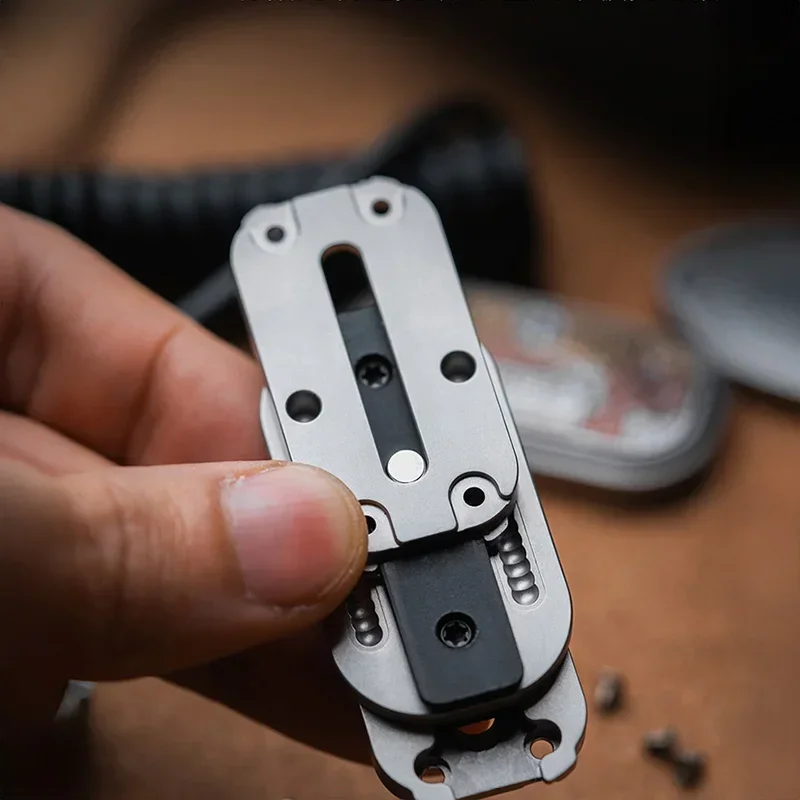 01EDC & LAUTIE Crisis Route الميكانيكية دفع Sluder لعبة معدنية لعبة القلق بأطراف الأصابع محدودة إلى 500 قطعة #4