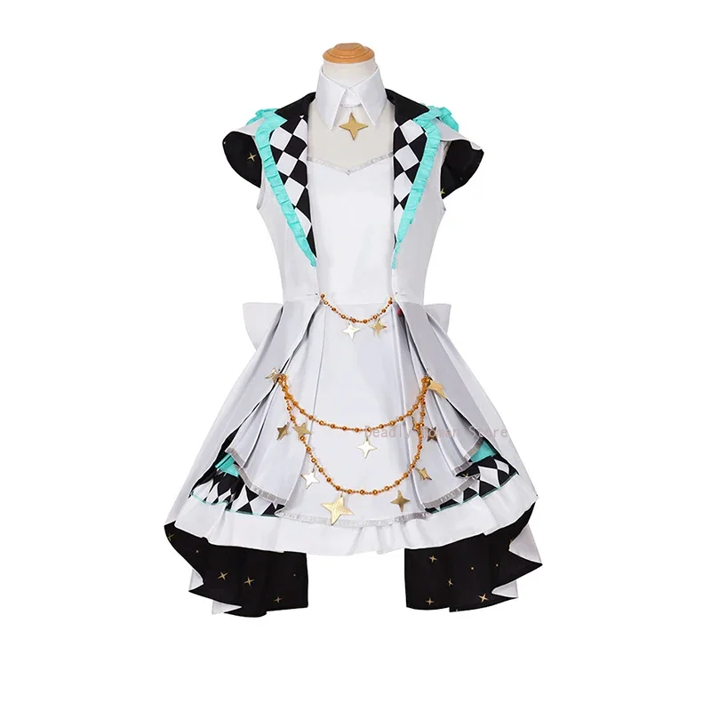 Project Sekai Colorful Stage Miku Cosplay Costume Wig More Jump Kawaii Dress Halloween Party Uniforms for Women Girls