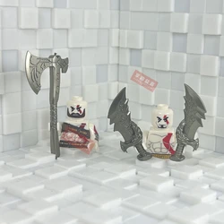 Kratos Warrior Greece Sparta Commander Building Blocks Model Bricks mini Action toy Figures Toy gift for children