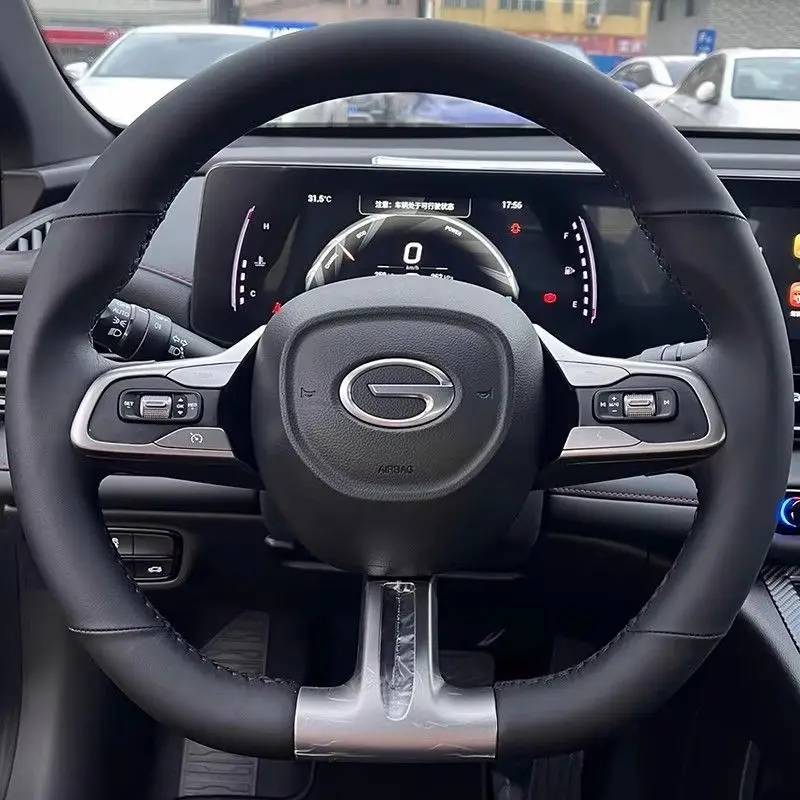 Suitable for 21-24 models of GAC Trumpchi Shadow Leopard hand sewn steering wheel