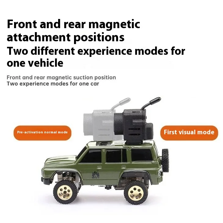 

SNICLO Wireless FPV RC Car 1:64 Scale 4WD Off-Road Climbing Toy Vehicle for Boys Immersive Vision System High-Performance