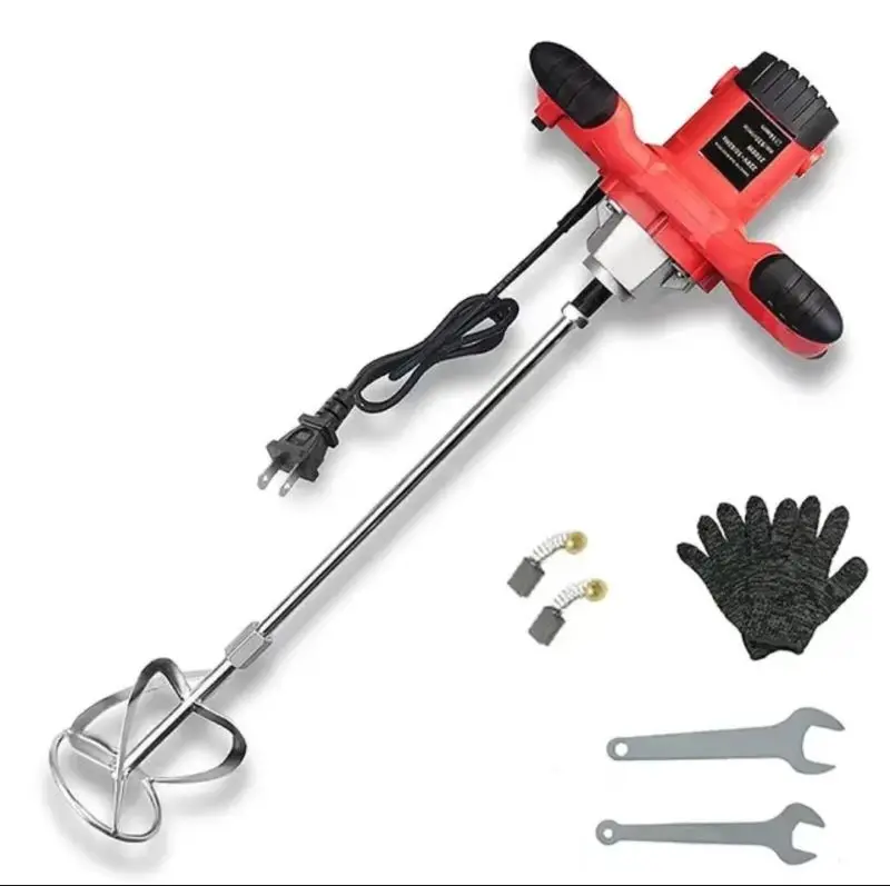 Factory Adjustable Speed Handheld Electric Power Cord Putty Mixer Machine Wholesale Price