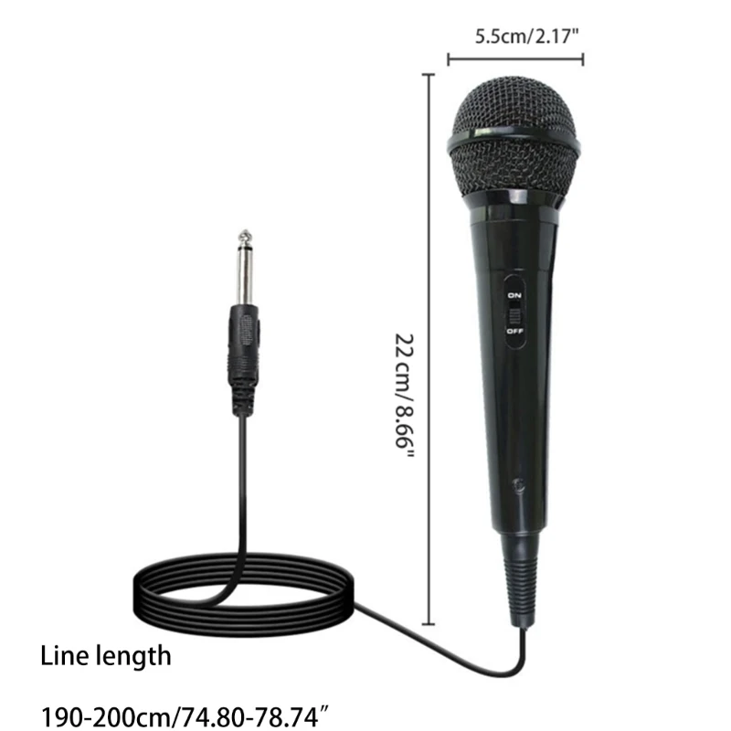 ไมโครโฟนแบบใช้มือถือเหมาะสำหรับลำโพง เครื่องร้องเพลงคาราโอเกะ Cardioid Mic Dropship