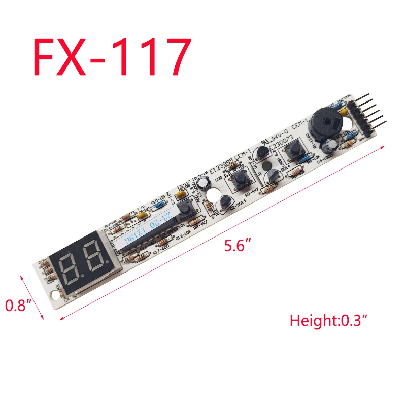 

FX-117 Wine Cabinet Accessories Refrigerator Panel Control Key Touch Panel Switch Button