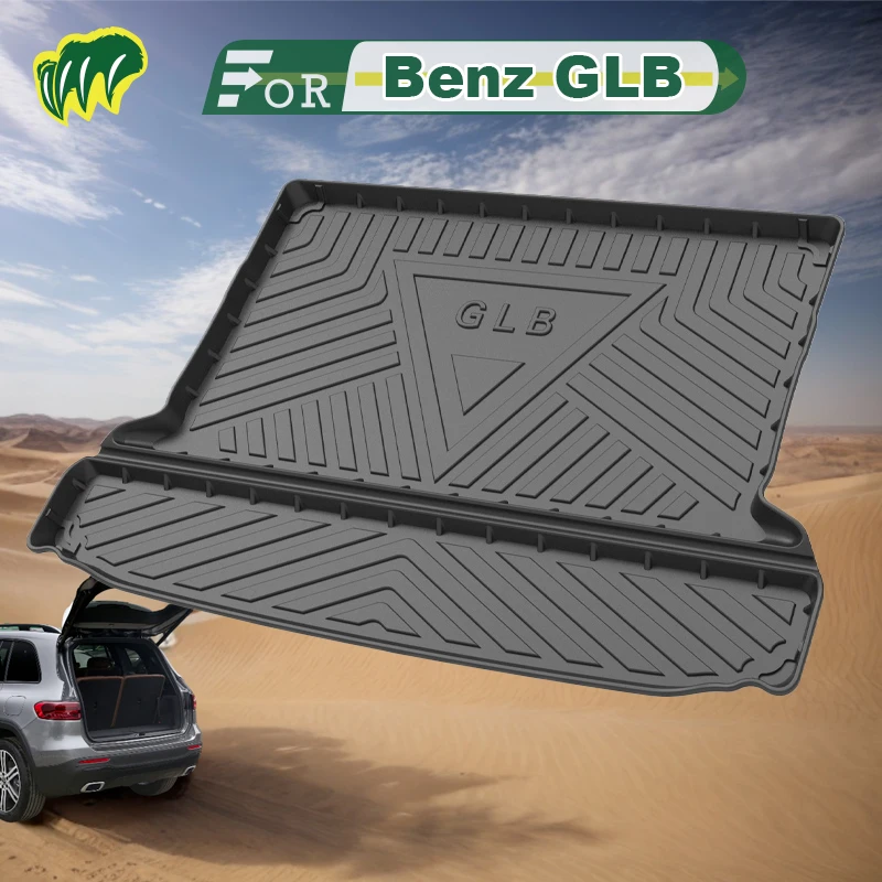 

For Benz GLB EQB 200 180 2020-2024 Custom Fit Car Trunk Mat All Season Black Cargo Mat 3D Shaped Laser Measured Trunk Liners