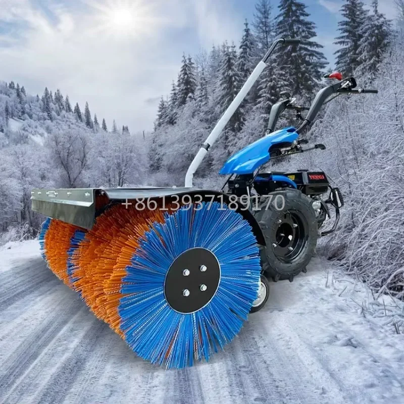 Hand-pushed Snowplow Small All-gear Snowplow Property Snow Clearing Multi-function Vehicle Snow Removal Fuel Snow Thrower