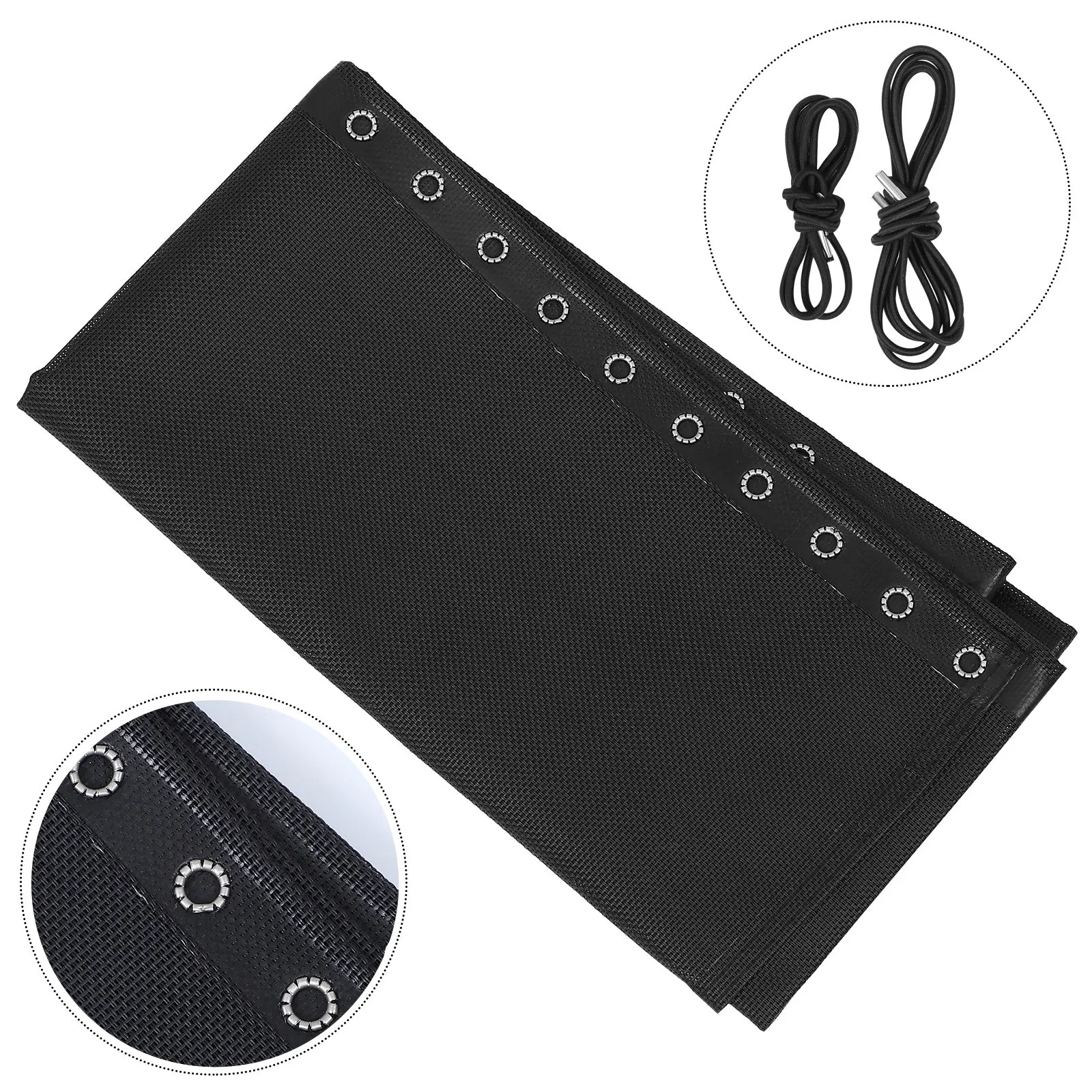 Folding Chair Replacement Kit Black Cloth Elastic Cords Patio Recliner Accessories Outdoor Furniture Gravity Chair Cloth