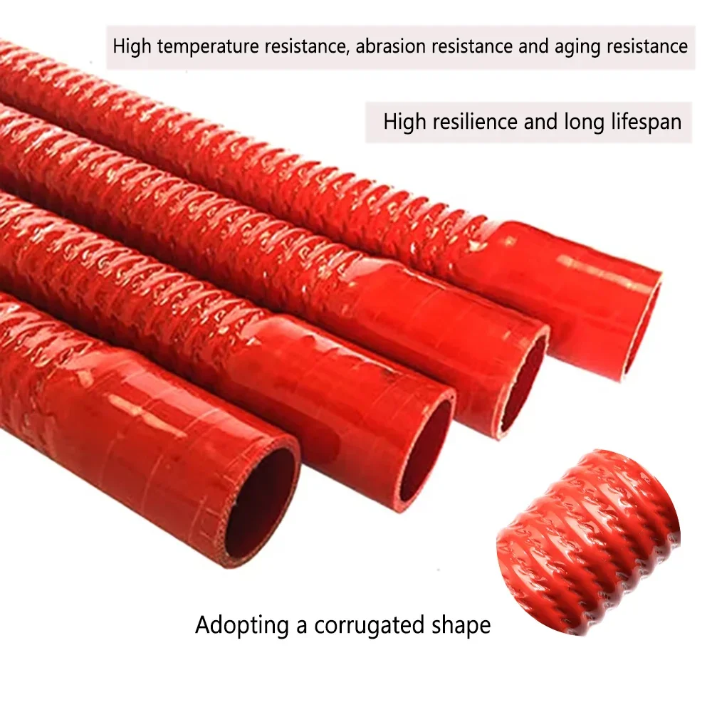 ID 16-110mm Car Silicone Flexible Hose300-1000mm For intake pipe modification temperature and high pressure corrugated Radiator