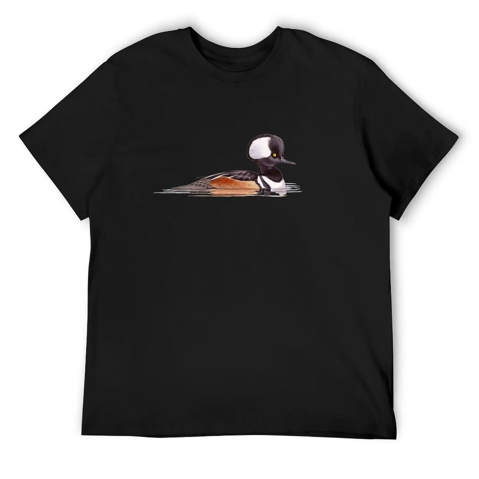 

Hooded Merganser T-Shirt luxury clothing labubu basketball graphic tees graphic tee shirt tee shirts for men