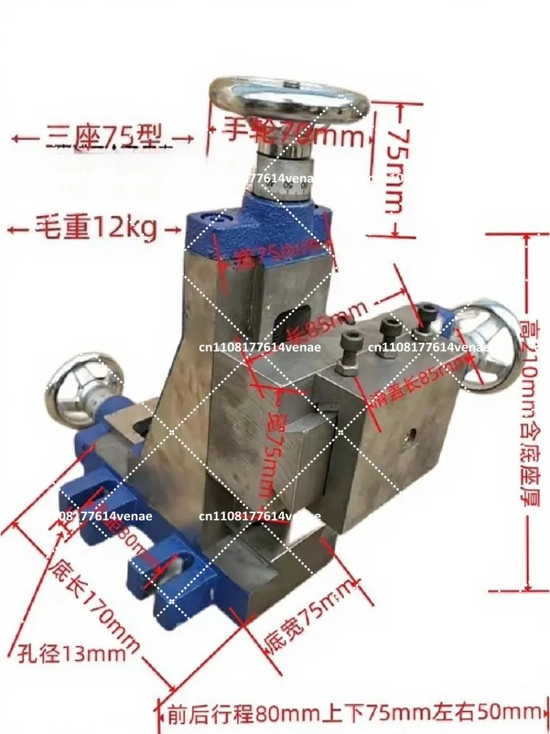 Three-axis Vertical Slide Dovetail Carriage Workbench Drilling Milling Accessories