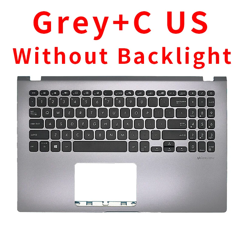 Imagem -05 - Teclado Retroiluminado para Laptop para Asus Vivobook Brasil Espanhol X509 X515 X509b X509d X509f X509j X509m X509u X509ua X509fa Capa