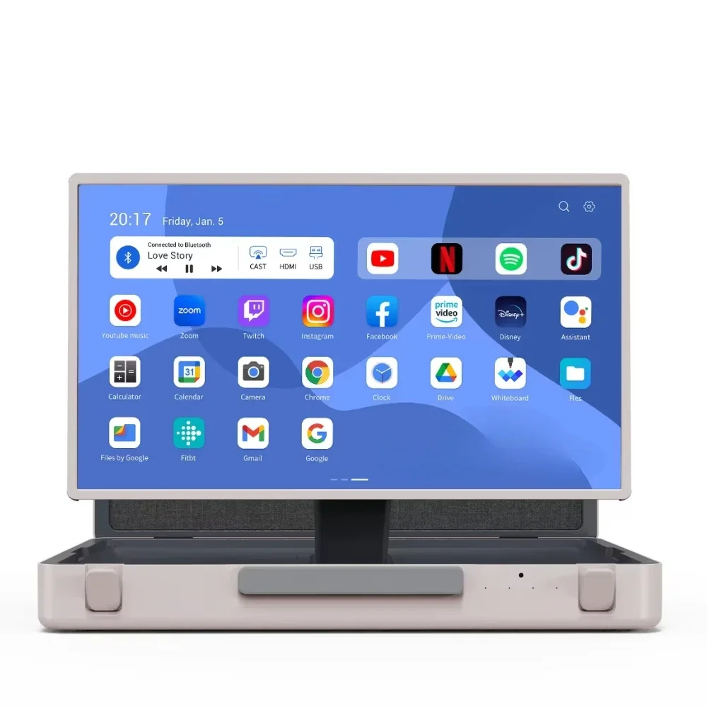 

ELC PackGo 27 Inch Smart TV Touch Screen WiFi Portable Tablet Outdoor Live Briefcase Android TV
