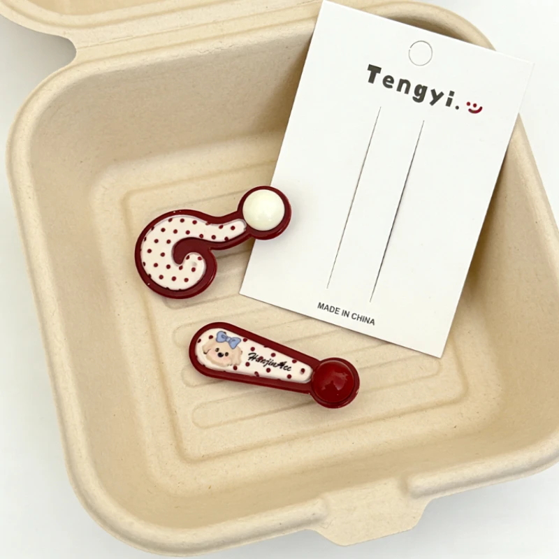 

Креативные забавные заколки для волос в виде знаков вопроса и восклицания, милые девичьи заколки-сердечки, универсальные заколки-уточки, забавные аксессуары для челки