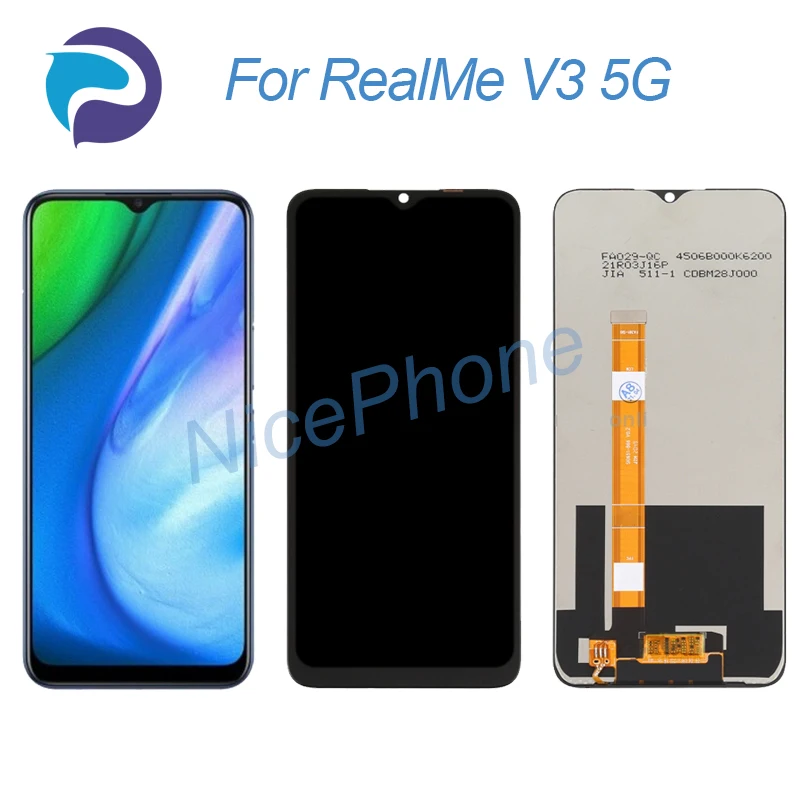 

for RealMe V3 5G LCD Display Touch Screen Digitizer Assembly Replacement 6.5" V3 5G Screen Display LCD