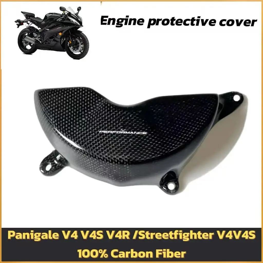 

Suitable for DUCATI Panigale V4 V4S/R Streetfighter V4/S from 2018-2024, left generator cover motorcycle engine protection ca