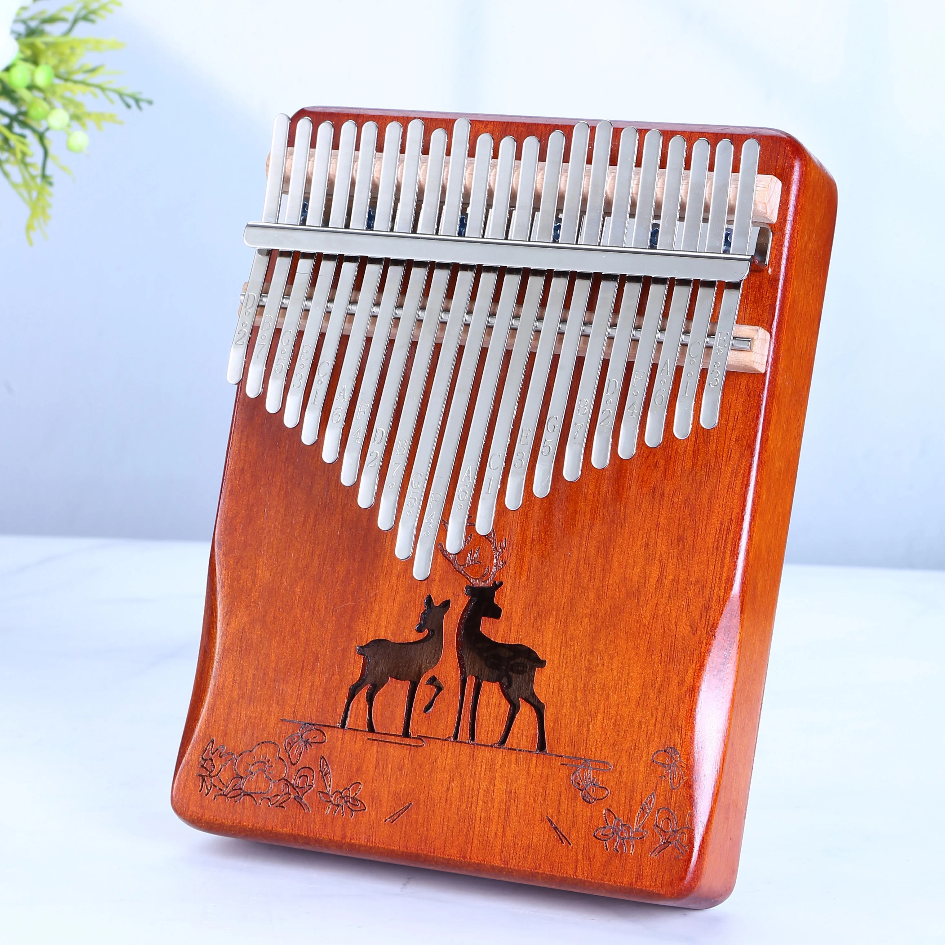 Professional 21 Key Thumb Piano Calimba Tuned and Shipped Portable Kalimba Beginner\'s Malimba Birthday Festival Gift