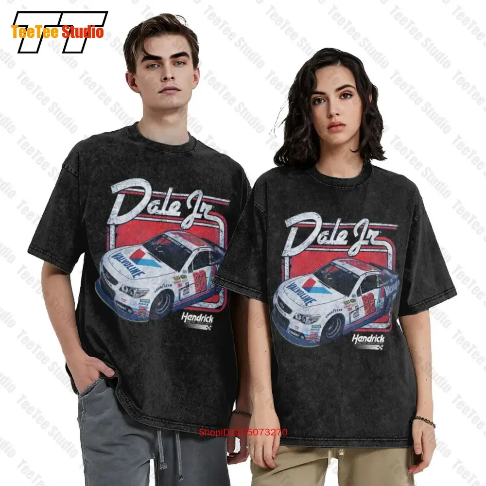 Dale Earnhardt Jr 2015 Checkered Flag #88 Vintage Oversized T-Shirt D87Y
