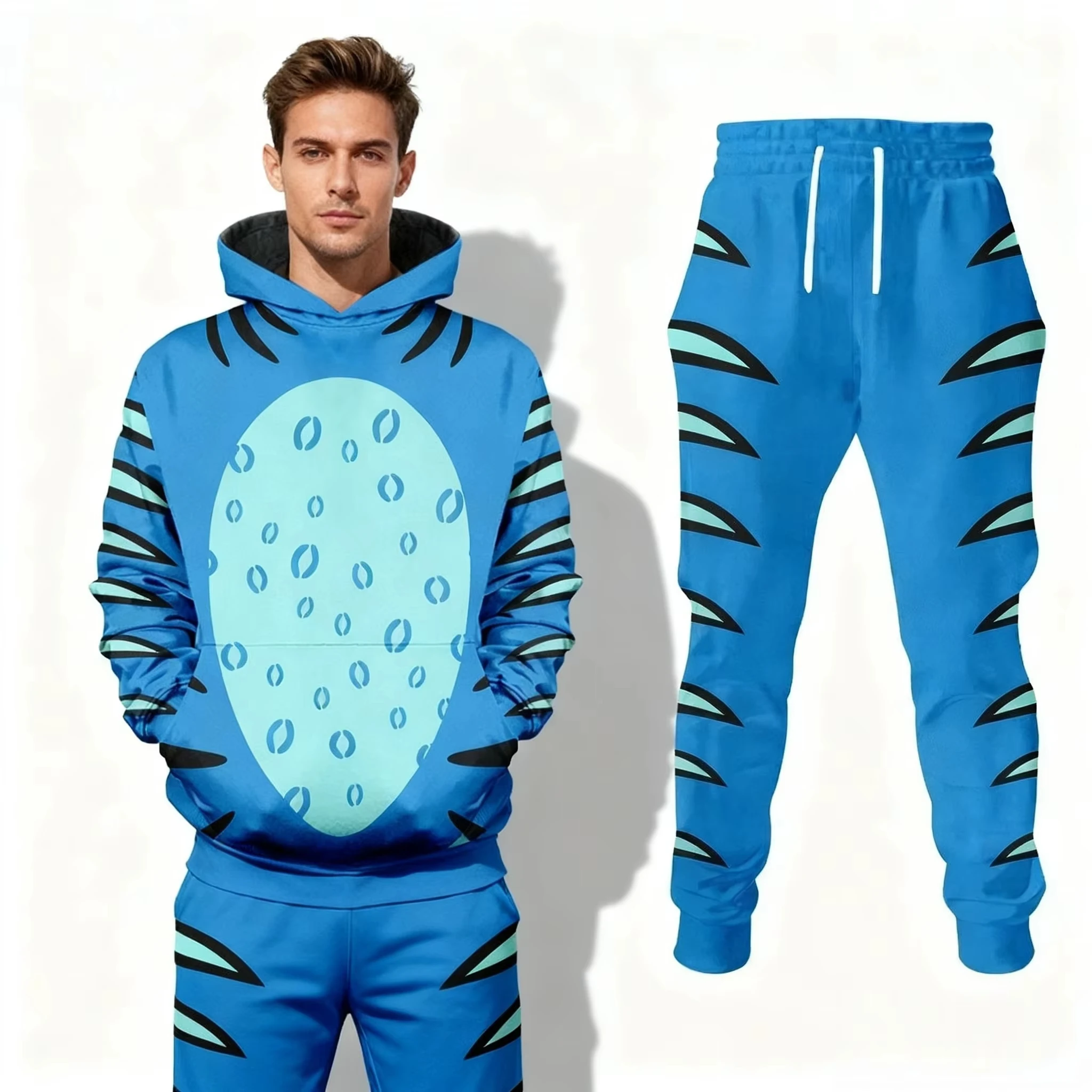 

Горячие толстовки для косплея KPop Demon Hunters с 3D принтом для мужчин и женщин, толстовка в стиле аниме, пуловер для бега, осень/зима, спортивный костюм большого размера Y2k