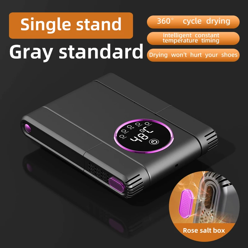 New Style Shoe Dryer Portable Electric and Boot Dryer 180° Folding Design Smart Display for Shoes Gloves Hats Socks Ski Boots