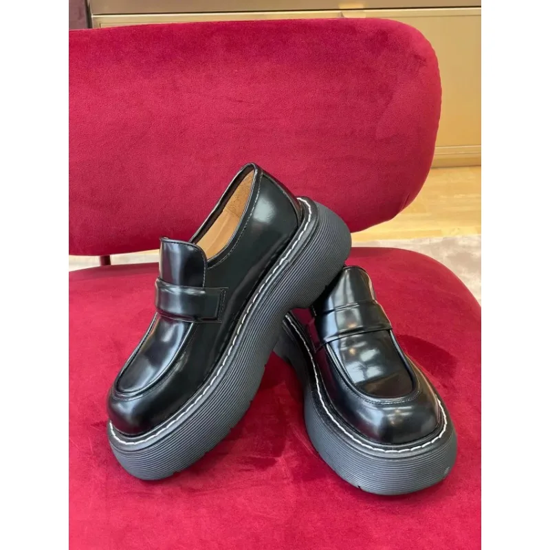 

Small Leather Woman Kicks The New Platform Leather Single Shoe Woman In 2023 Shoes for Women