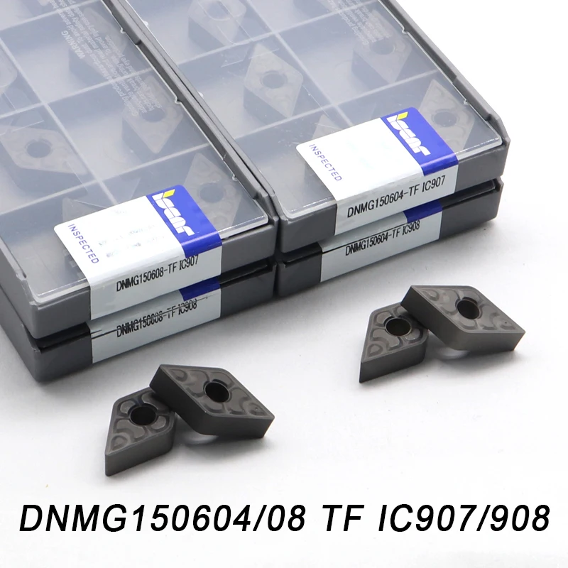 DNMG150604 DNMG150608 TF IC907 IC908 External Turning Tools Carbide Insert CNC Lathe Cutter Tool Turning Insert