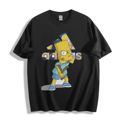 Bart Simpson Adidas T-Shirt - Bold Streetwear Unisex Top