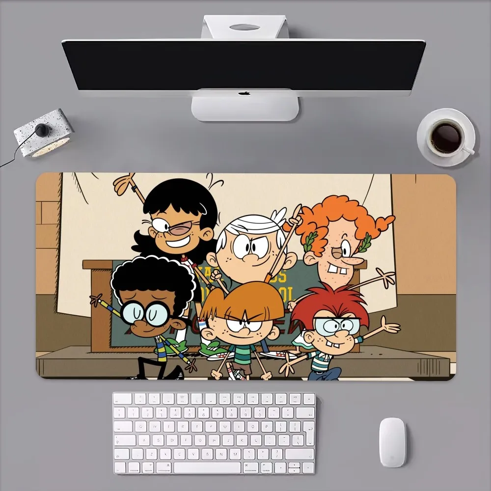 Cartoon The L-Loud House Mouse Pad Computer Laptop Gaming Office Wrist Guard Non Slip Keyboard Pad