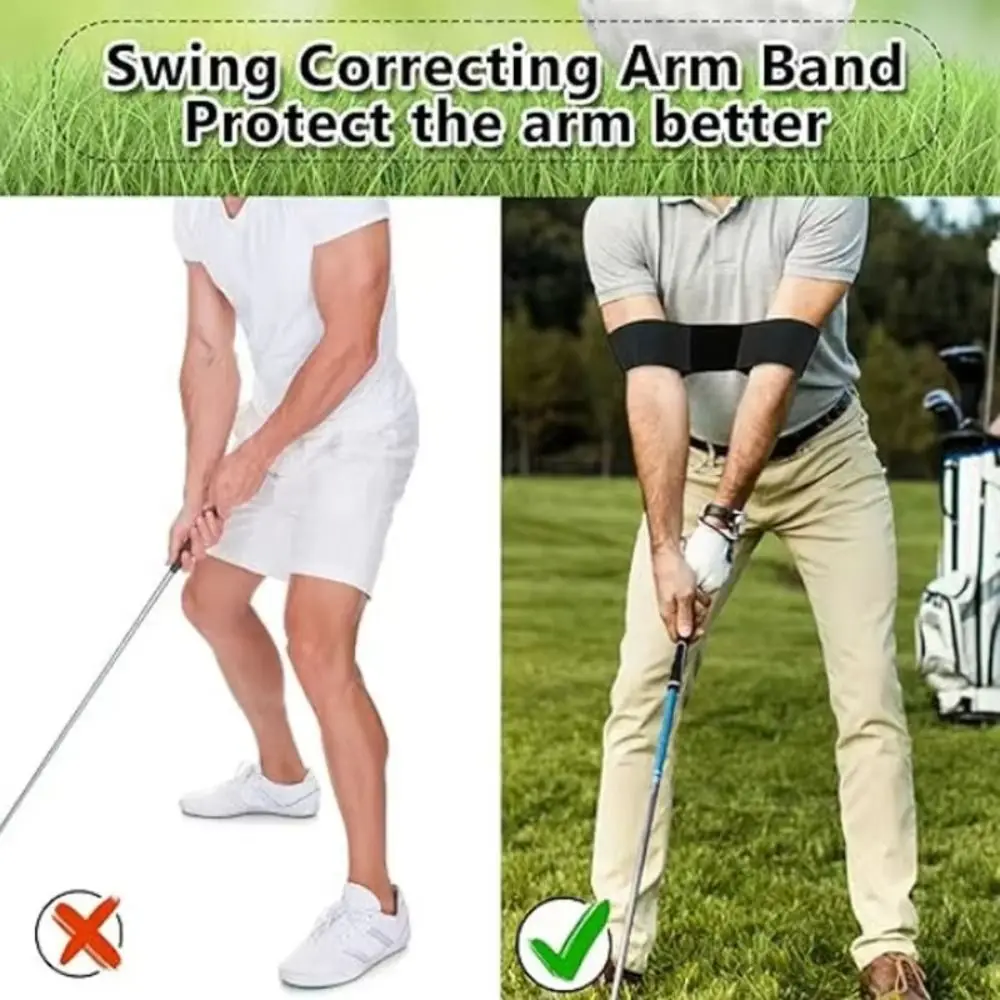 

Posture Correction Golf Swing Trainer Elastic Strap Black Golf Training Aids Corrective Professional Golf Posture Corrector