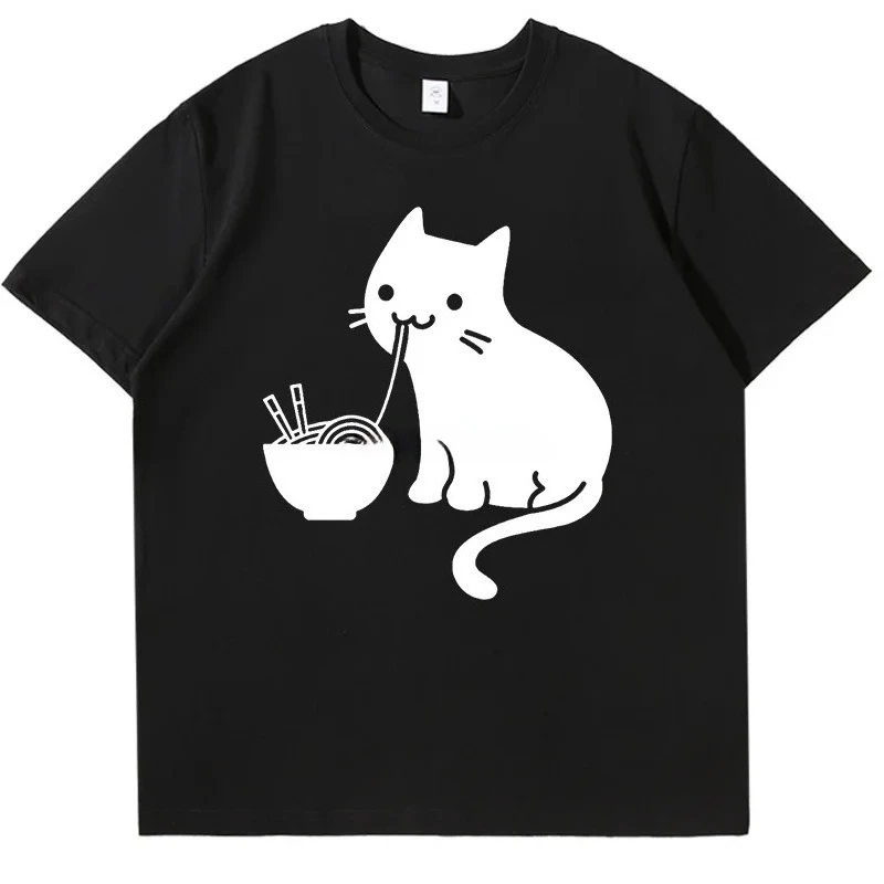 Modische Grafik-T-Shirts, Sommer, leicht, atmungsaktiv, Baumwolle, 100 % Unisex, Streetwear, kurzärmelig, Rundhals-T-Shirt, Unisex-Tops