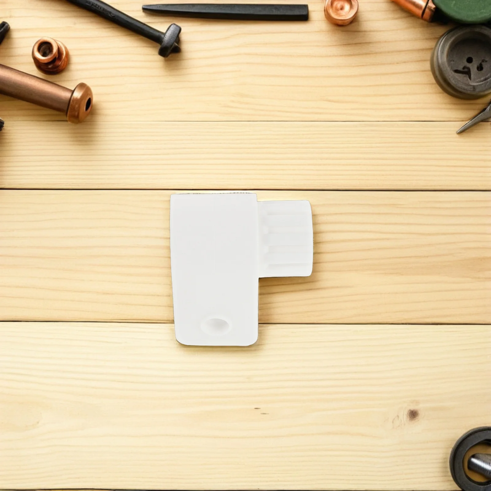 Base stabilizzatrice per box in plastica bianca Clip di ricambio Fermo per box per bambini Accessori per recinzione antiscivolo Supporto per fissatore