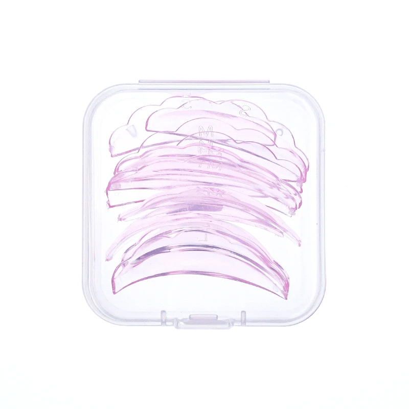 5 Paar selbstklebende Wimpernlift-Pads, weiches Silikon, Wimperndauerwelle, Stangen, Schildheben, 3D-Wimpernzange, Zubehör, Make-up-Tools