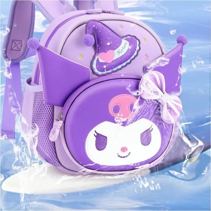 2024 new Sanrio Hello Kitty Primary School Bag Girls Large Capacity Backpack 1-6th Grade Cartoon Cute Kuromi Childrens schoolbag