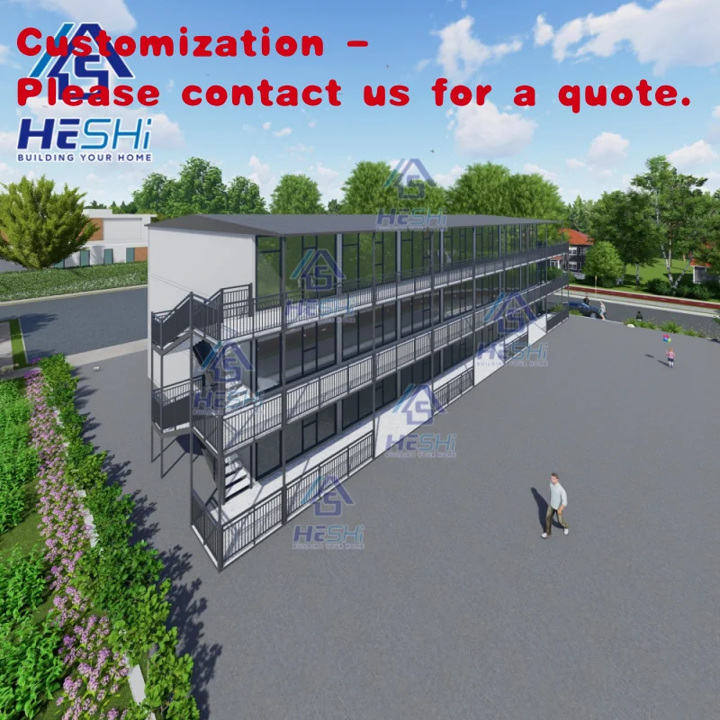 

custom.Security Prefab Detachable Mobile Portable Home Waterproof Prefabricated Flat Pack Container House