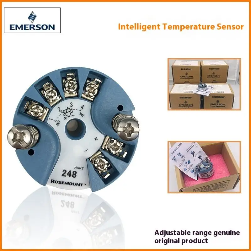 Emerson 248HAIBN0NSFB Head Mount Temperature Controller Two-wire 4-20mA Output 248 Temperature Module